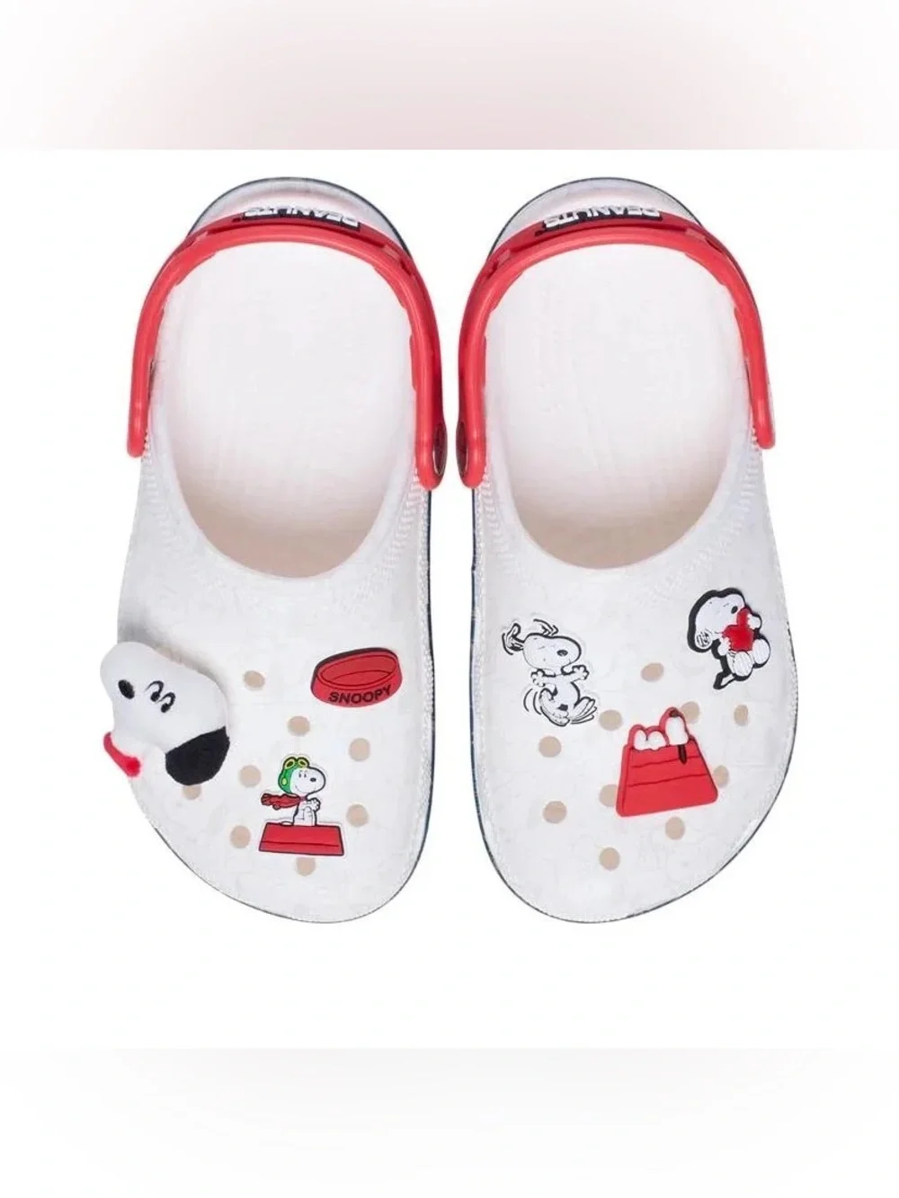 Crocs x Peanuts Snoopy Classic Clog 'White Black' 211125-90H ps size